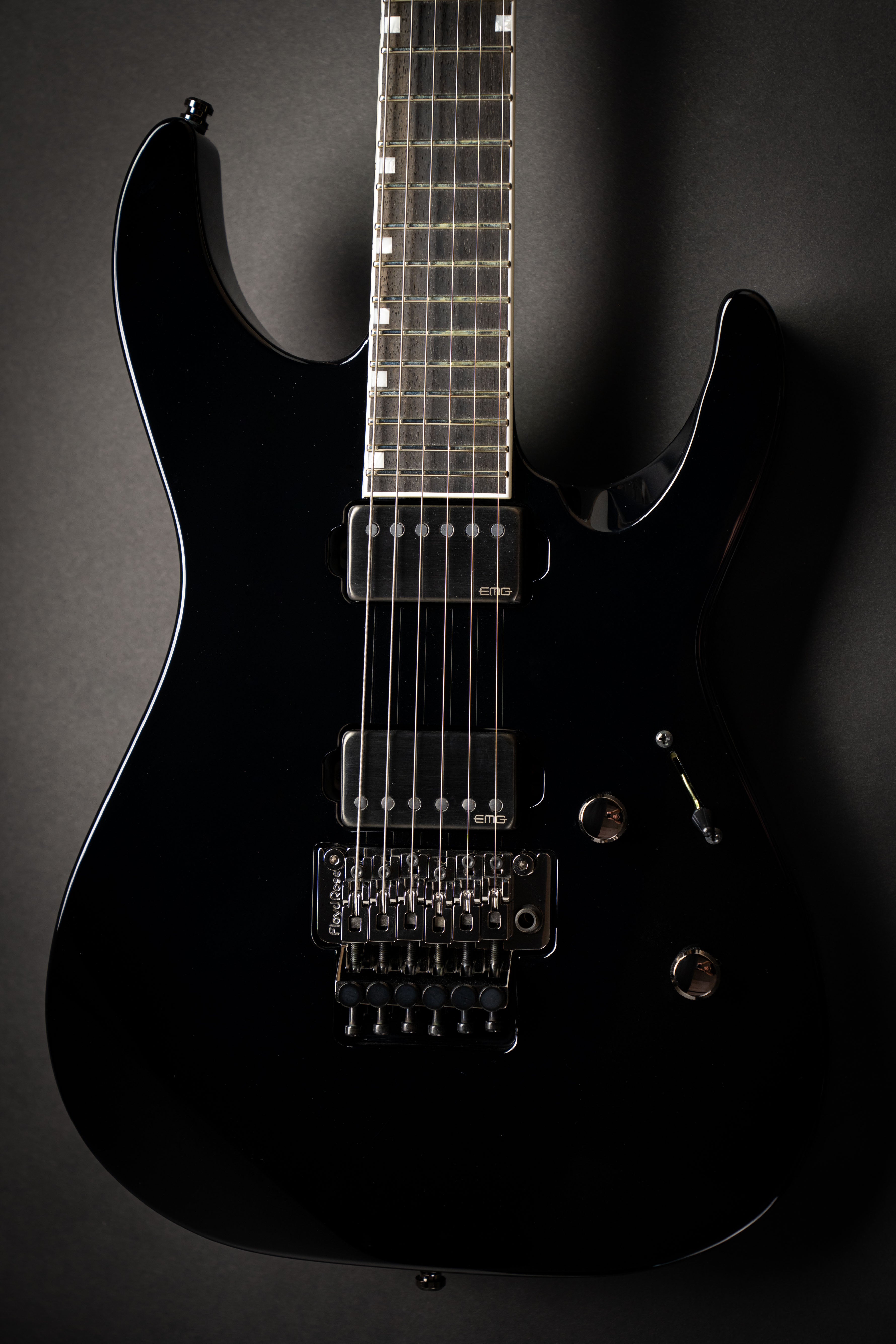 ESP Custom Shop M-II CTM FR-E Black (E1960232) – Guitars 