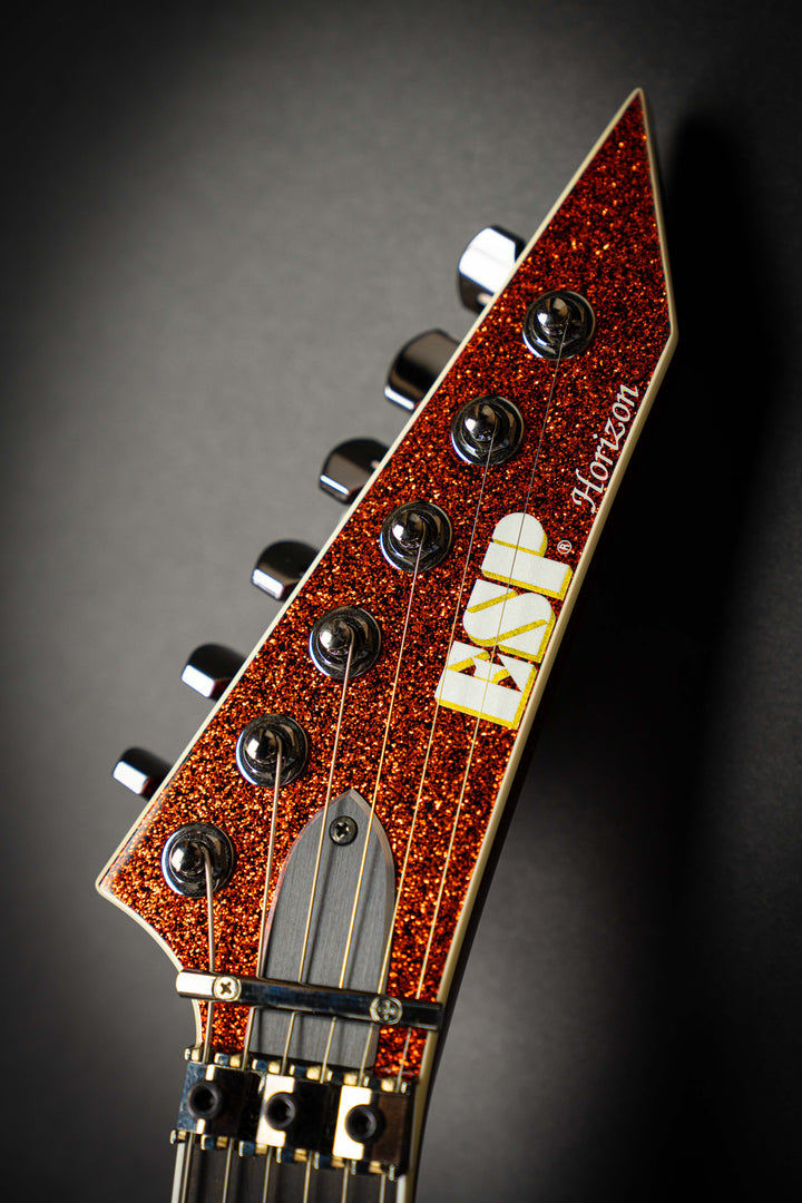 Custom Shop Horizon-I Large Flakes Orange Sparkle (E8640242)