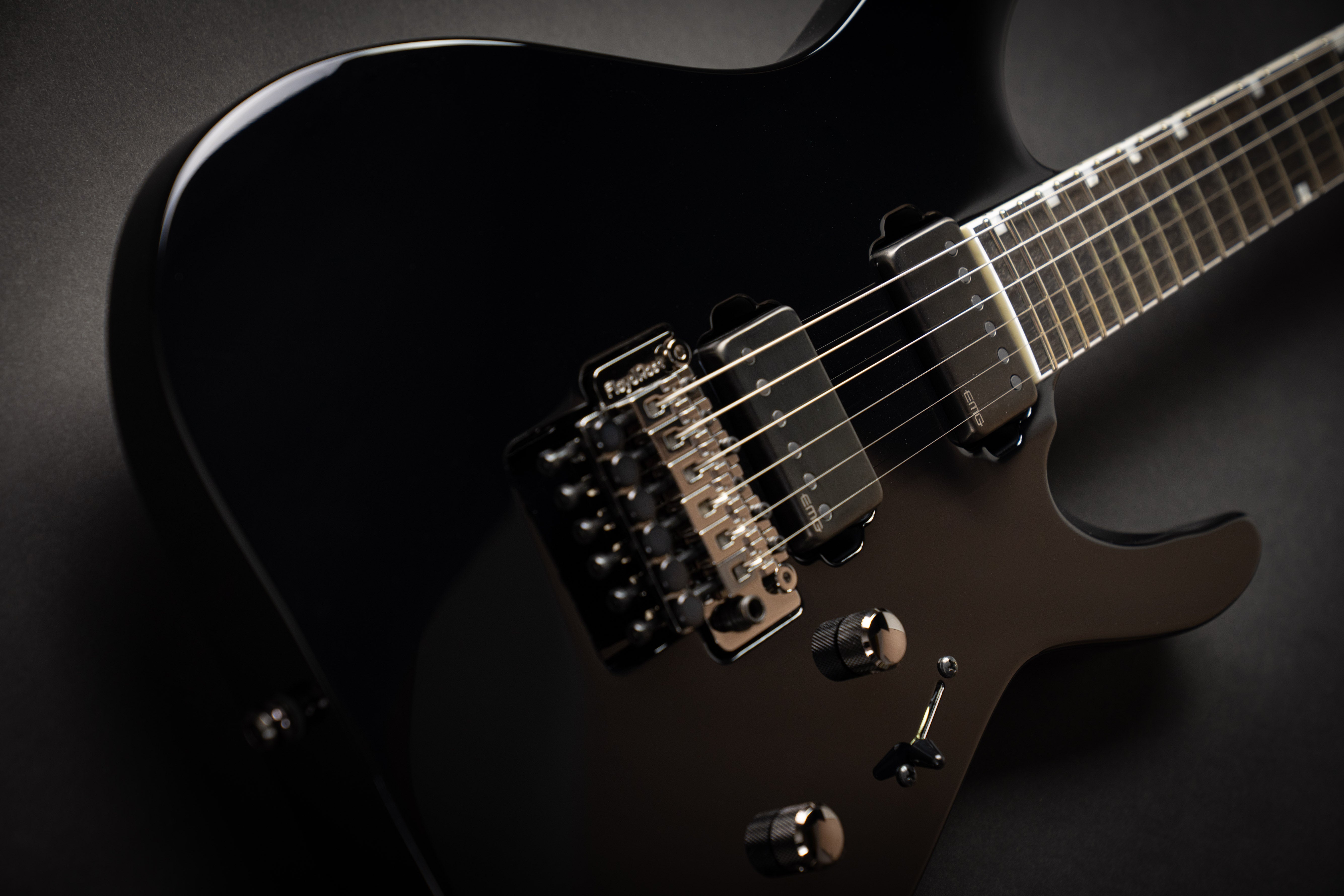 ESP Custom Shop M-II CTM FR-E Black (E1960232) – Guitars Rebellion