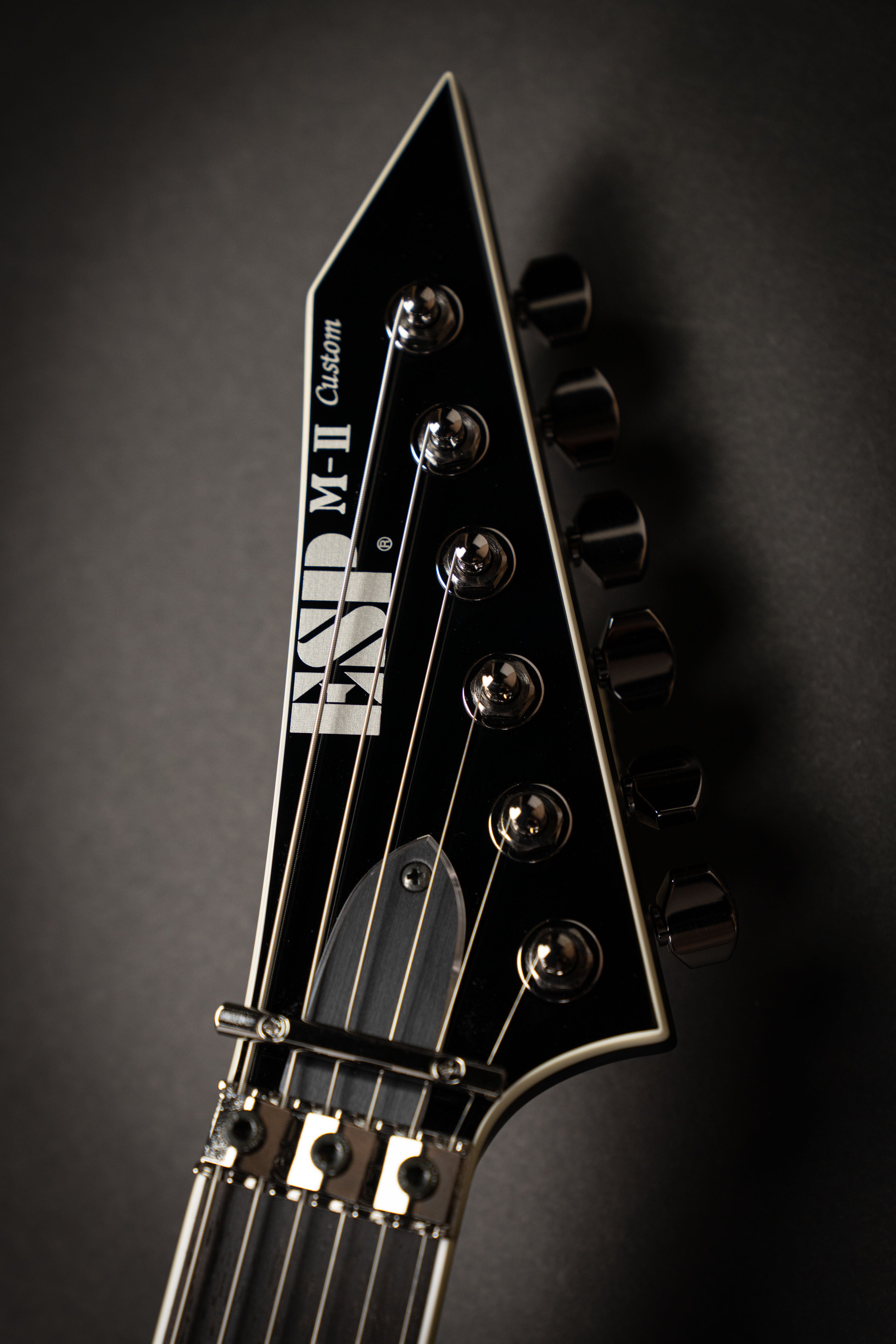 ESP Custom Shop M-II CTM FR-E Black (E1960232) – Guitars Rebellion